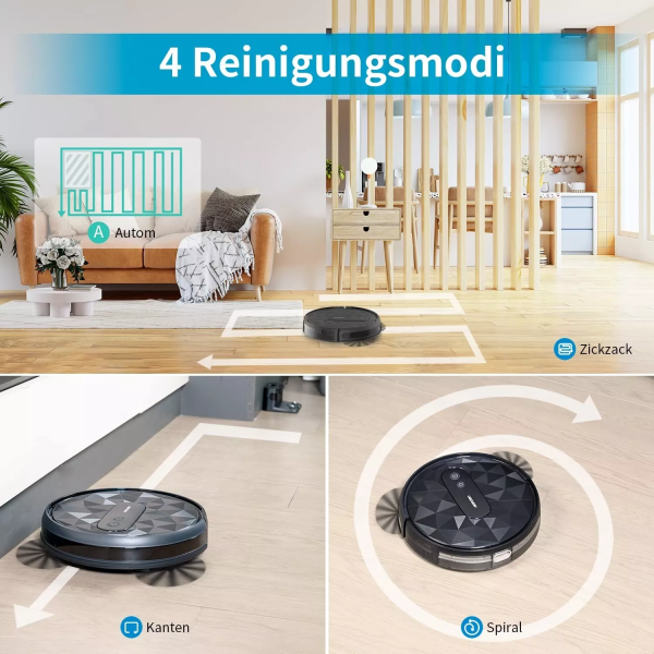 AIRROBO P20 Saugroboter mit 2800 Pa Saugkraft, App-Steuerung, 120 Min Laufzeit – Bild 5