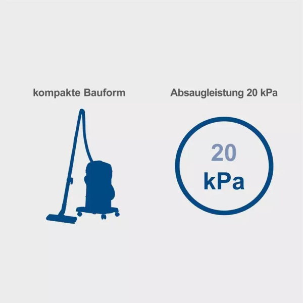 Scheppach 3IN1 Nass Trockensauger NTS30V2 Mehrzwecksauger + Zubehör – Bild 8