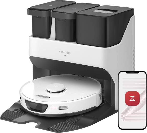 Roborock S7 Max Ultra Saugroboter mit Wischroboter,All-in-One Dock,5500Pa