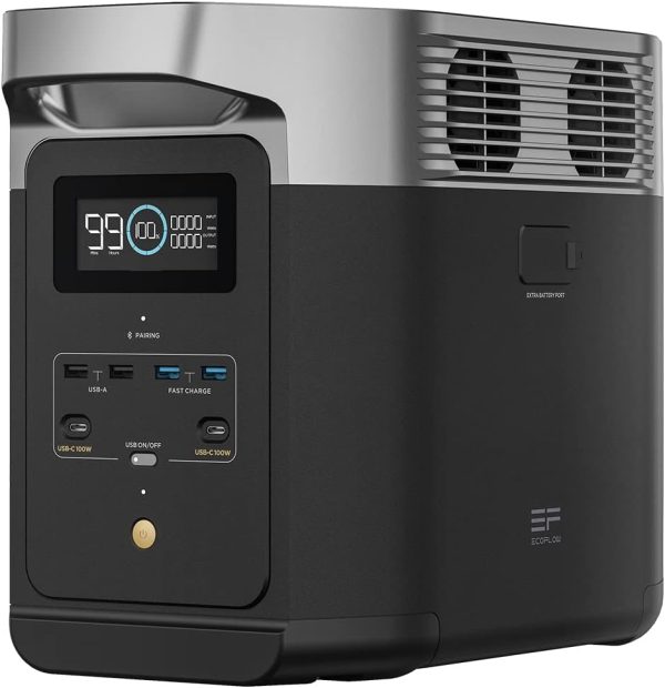ECOFLOW Refurbished DELTA 2 Tragbare Powerstation 1024Wh Camping Solargenerator